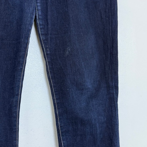 7 For All Mankind The Skinny Jeans Dark Wash Denim Women's Size 32 - Picture 3 of 13